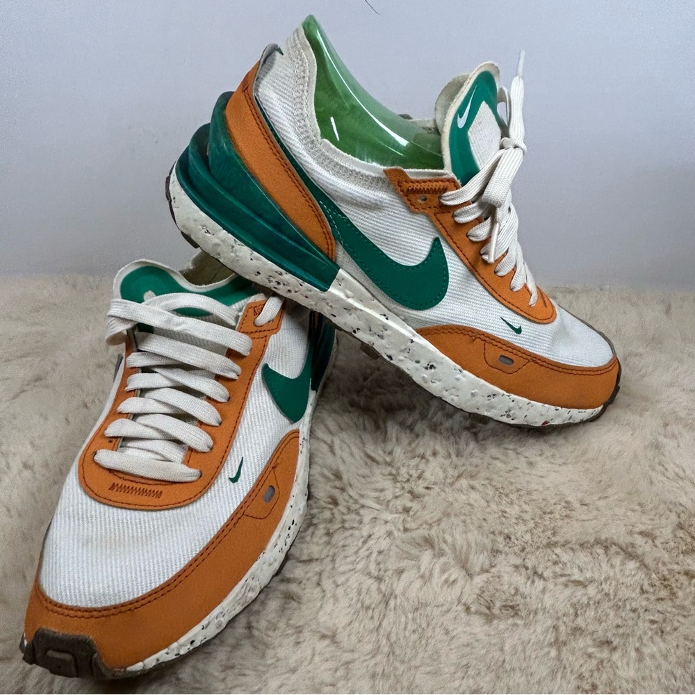 Nike Waffle One Crater NN Sail/Curry Women's Sz 8 - Picture 2 of 9